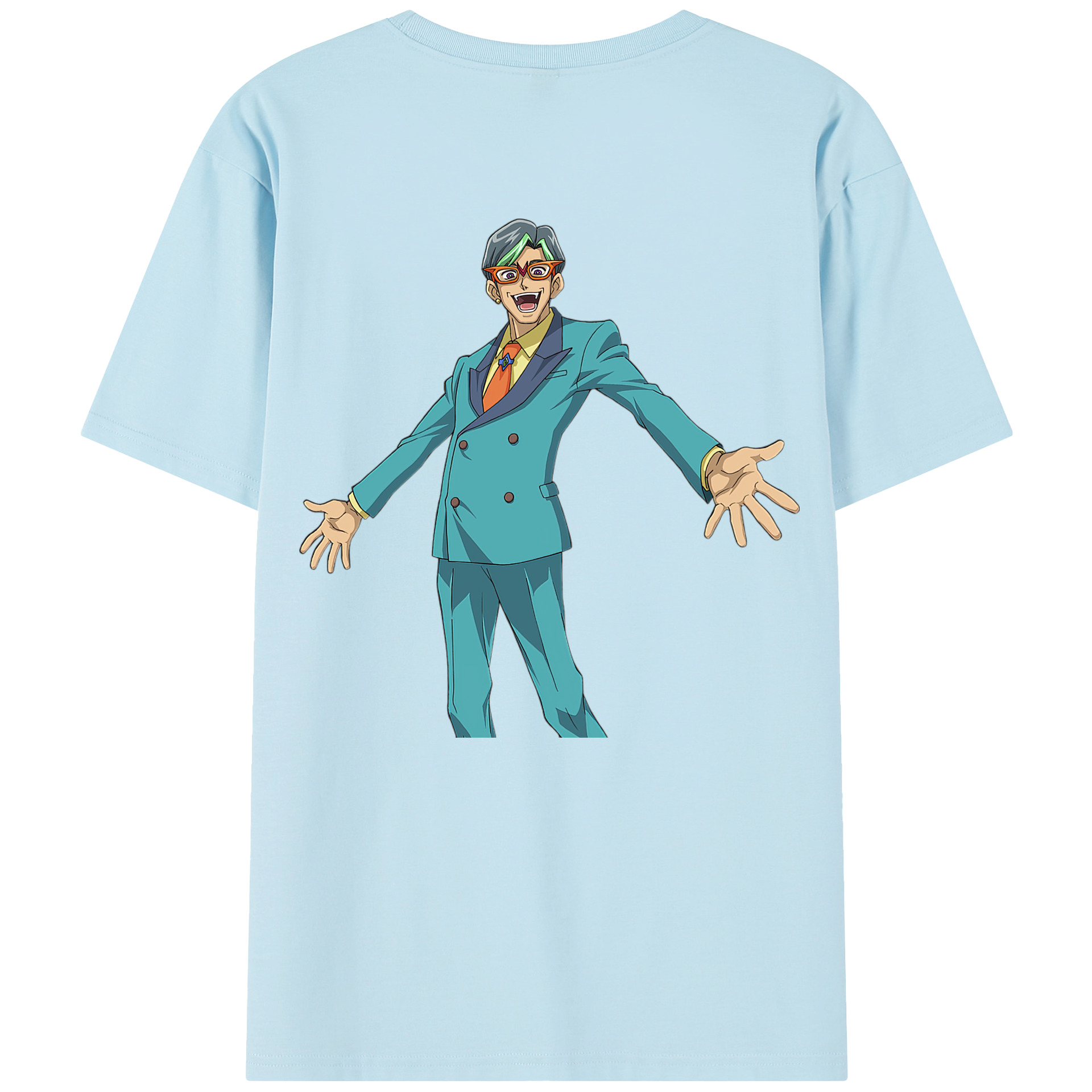 （画像用） 遊☆戯☆王 Yu-Gi-Oh! 綿100％半袖Tシャツ（背面プリント）